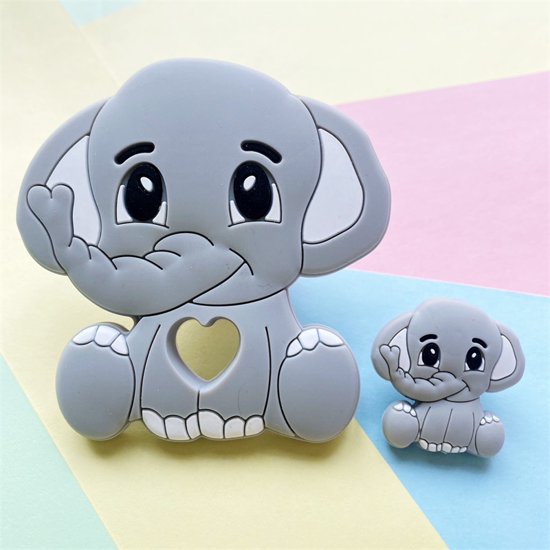 2 adet/takım Mini Silikon Fil  - Baby Products Photos incelemesi ve fiyatı